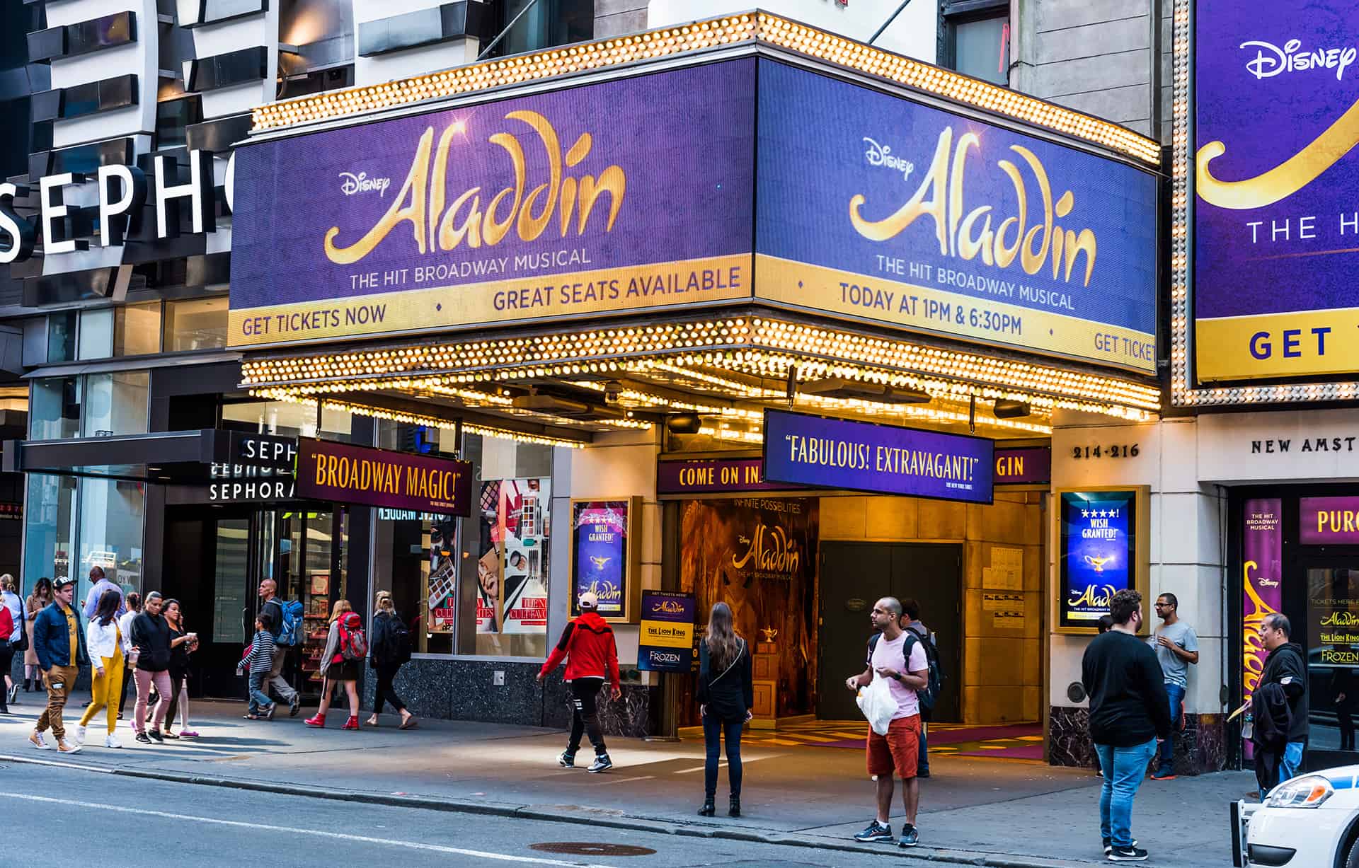 Aladdin on Broadway info, prices and tickets